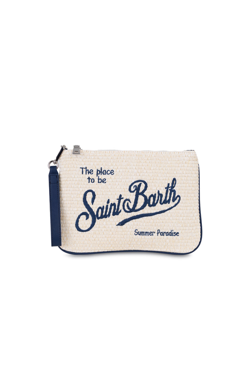 Parisienne Straw Natural Raffia Pouch