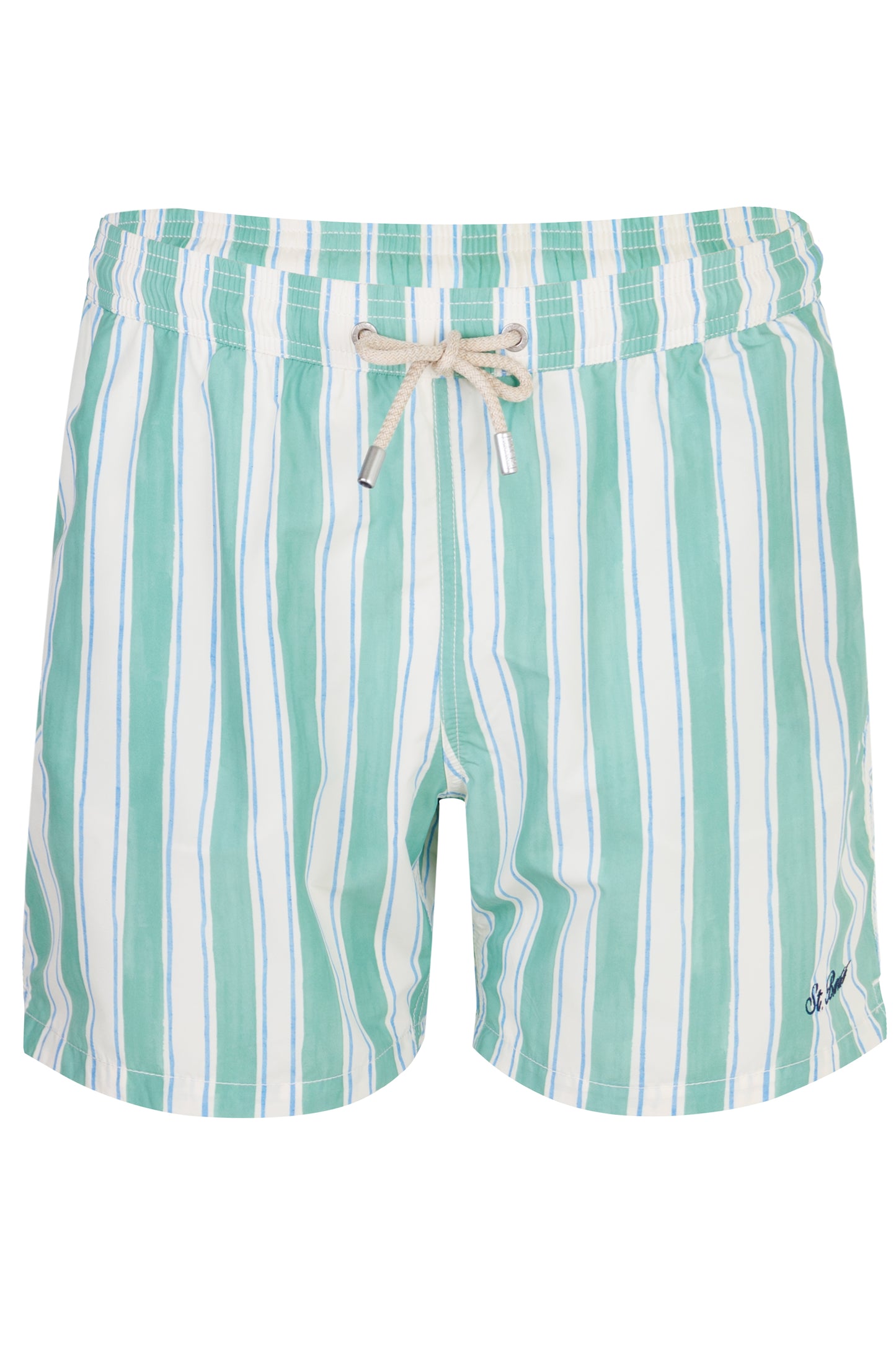 Load image into Gallery viewer, Syros Swim Short Green Stripe
