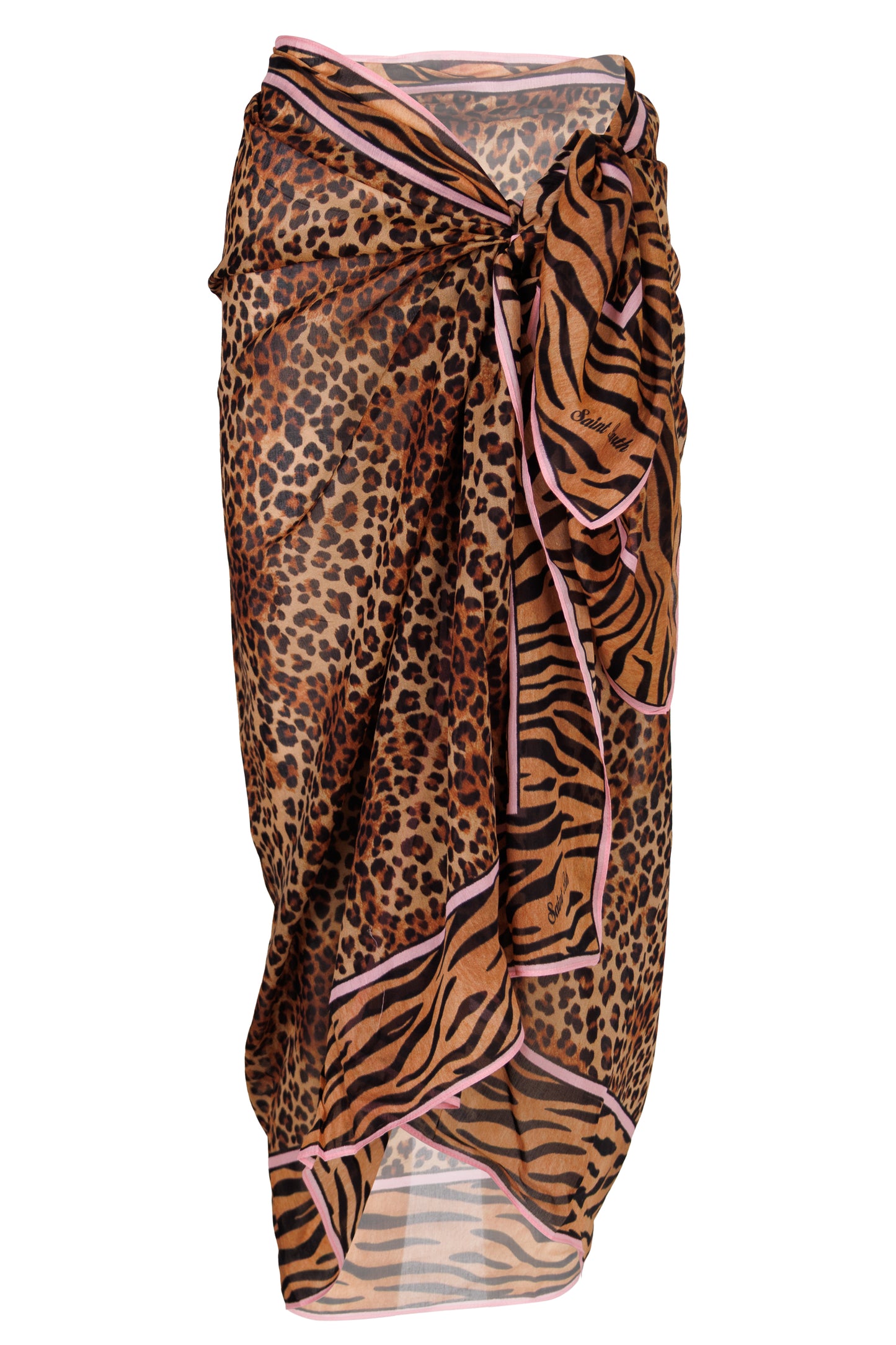Load image into Gallery viewer, Thaiti Long Pareo Sand Leopard
