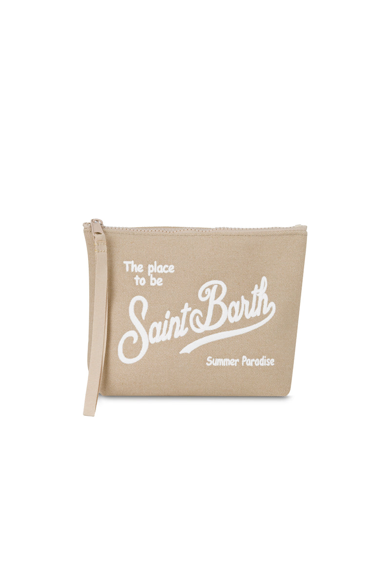 Aline Pouch Canvas Beige