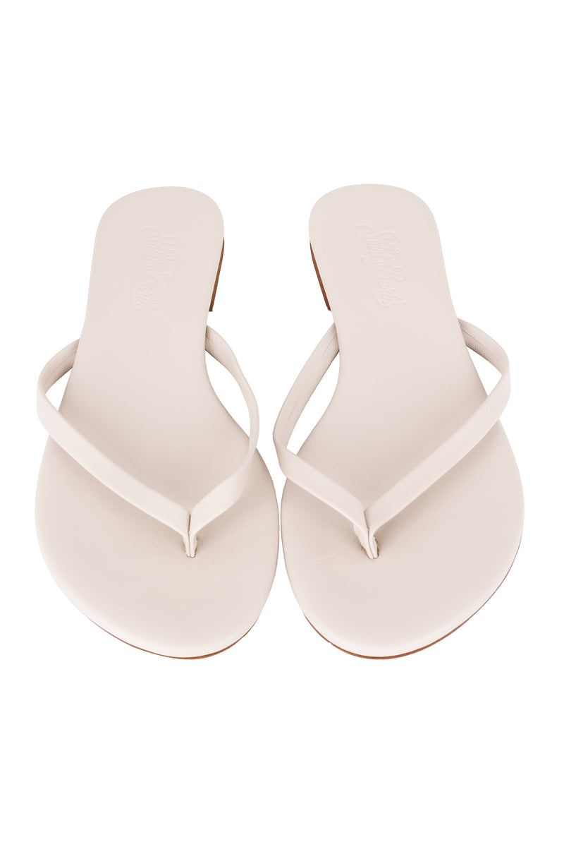 Flip Flop Sandal Leather Powder Pink