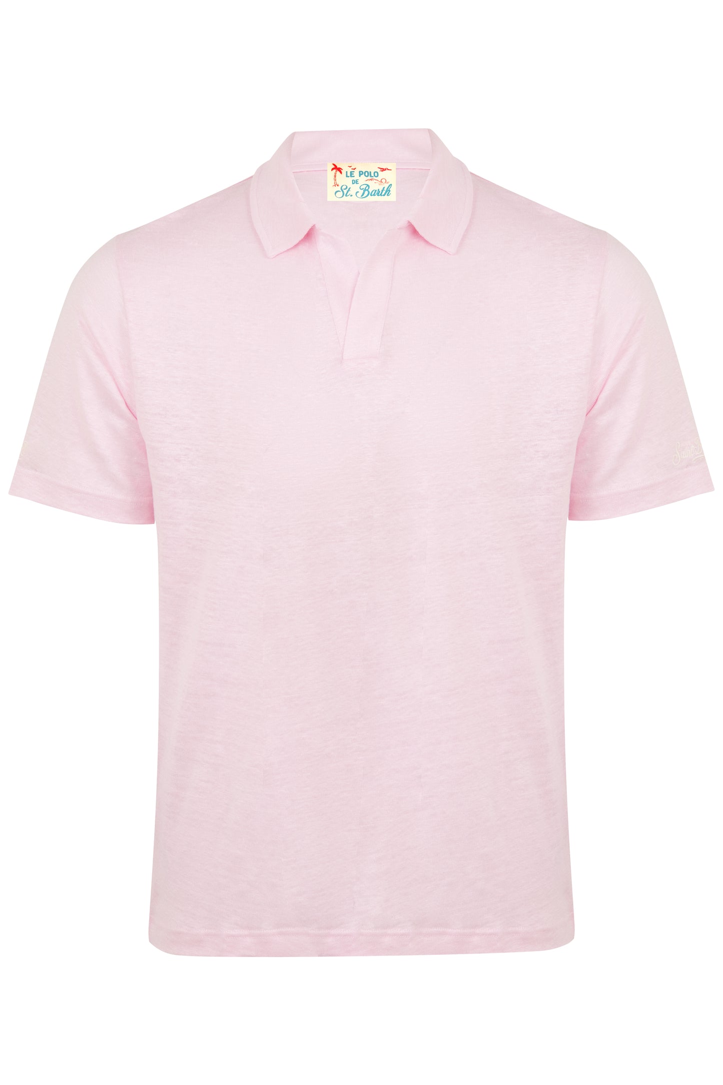 Load image into Gallery viewer, Fraser Linen Polo Pink
