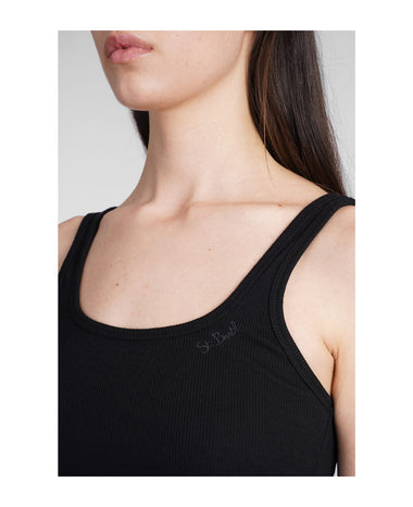 Jennifer Rib Midi Dress Black