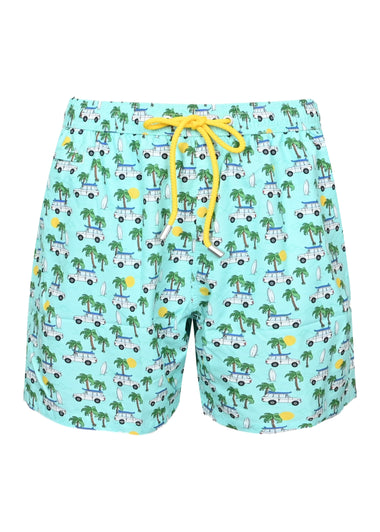 Lighting Micro Fantasy Swim Short Car Surfing - Men’s Swim Shorts