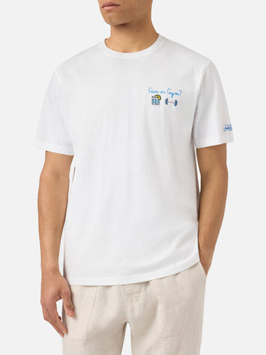 Classic T-Shirt Portofino with Gin or Gym Embroidery