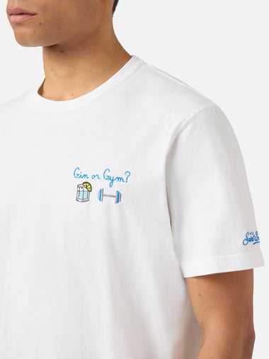 Classic T-Shirt Portofino with Gin or Gym Embroidery
