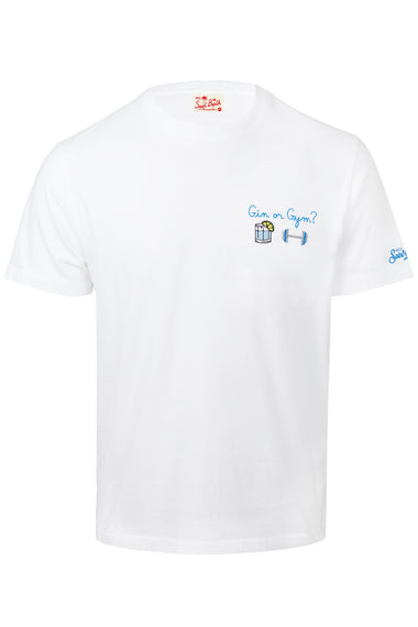 Classic T-Shirt Portofino with Gin or Gym Embroidery