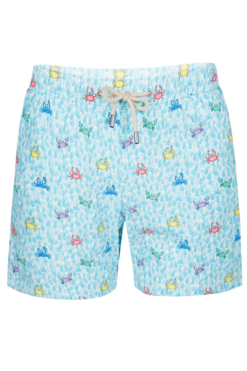 Men Lighting Micro Drop Crab Shorts