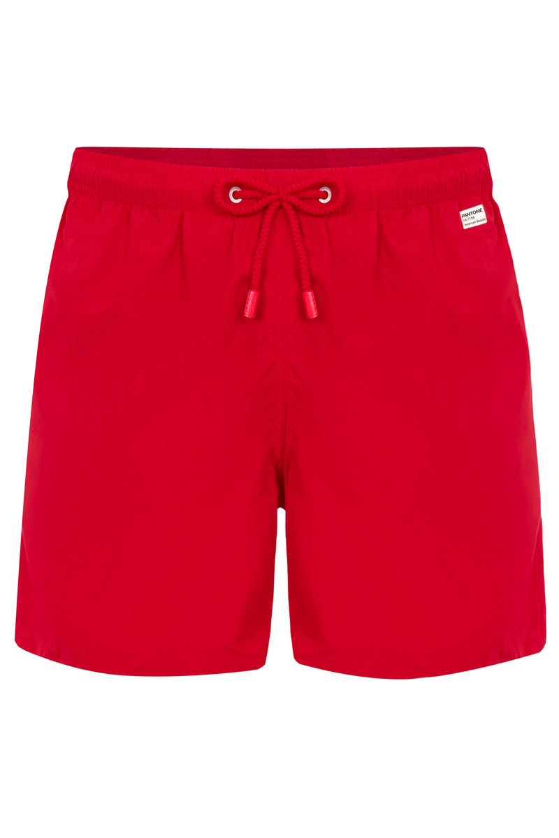 Men Lighting Pantone Shorts Red