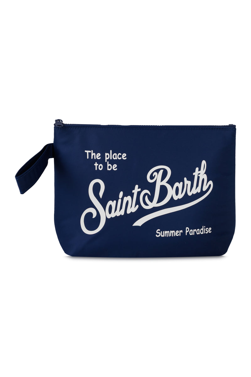 Aline Nylon Pouch Navy