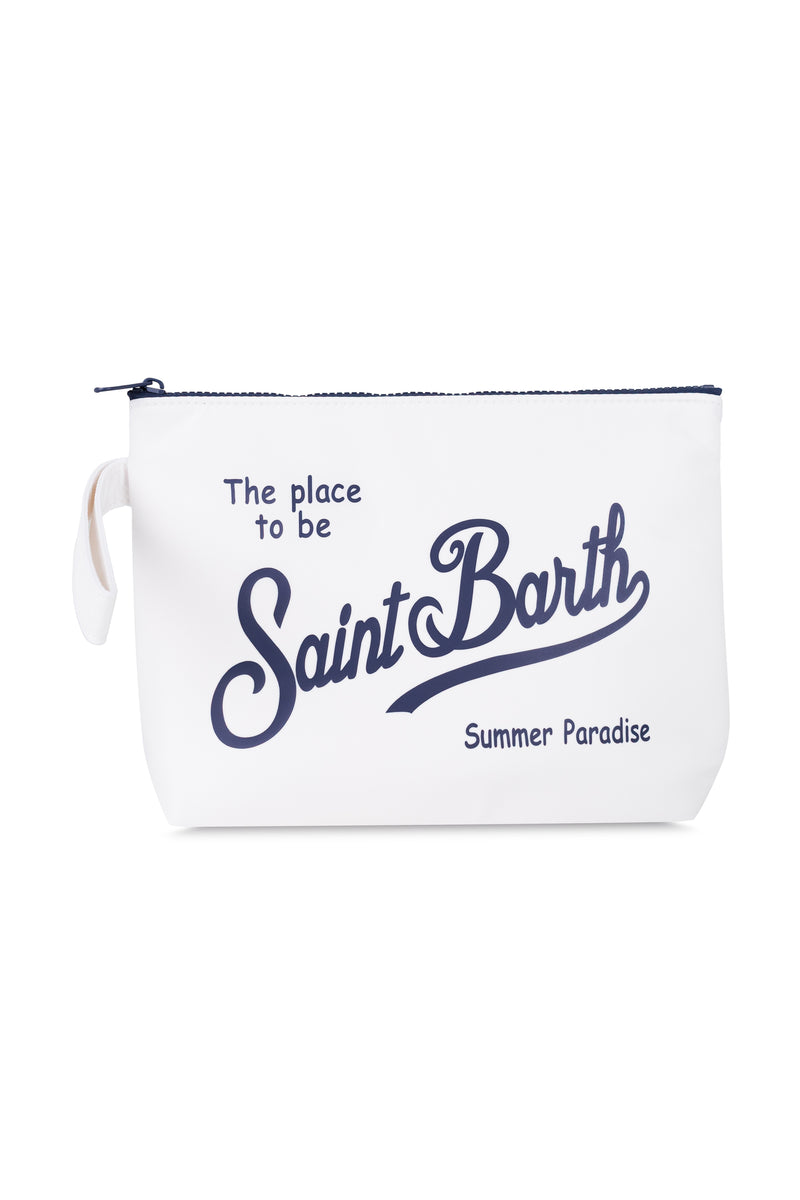 Aline Nylon Pouch White