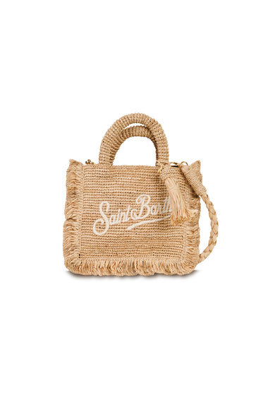 Mini Raffia Natural Volant Bag