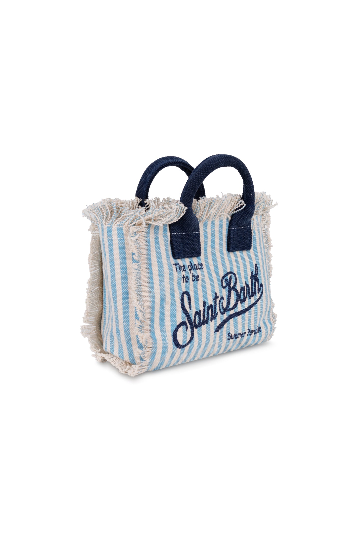 Load image into Gallery viewer, Mini Vanity Blue Stripe Bag
