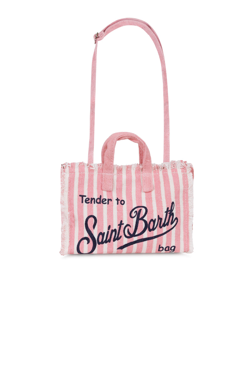 Phone Bag Pink Stripes