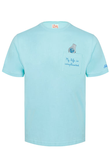 Austin T-shirt with Life Complicated Embroidery