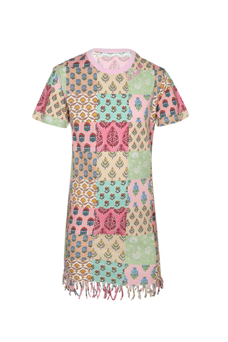 Abbey Dress in Jondal Patch Colour