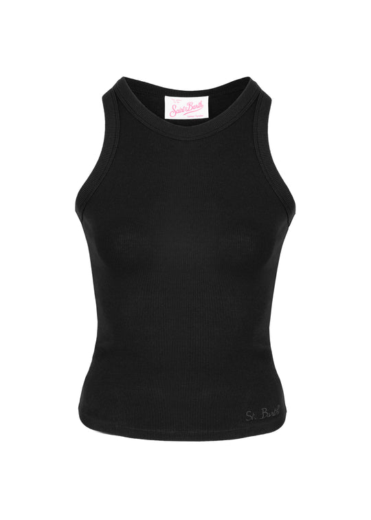 Load image into Gallery viewer, Ada Rib Top Black

