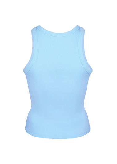 Ada Rib Top Blue