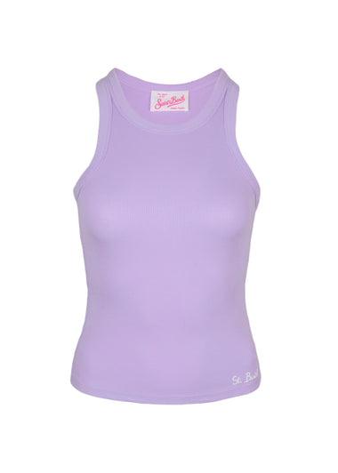 Ada Rib Top Purple