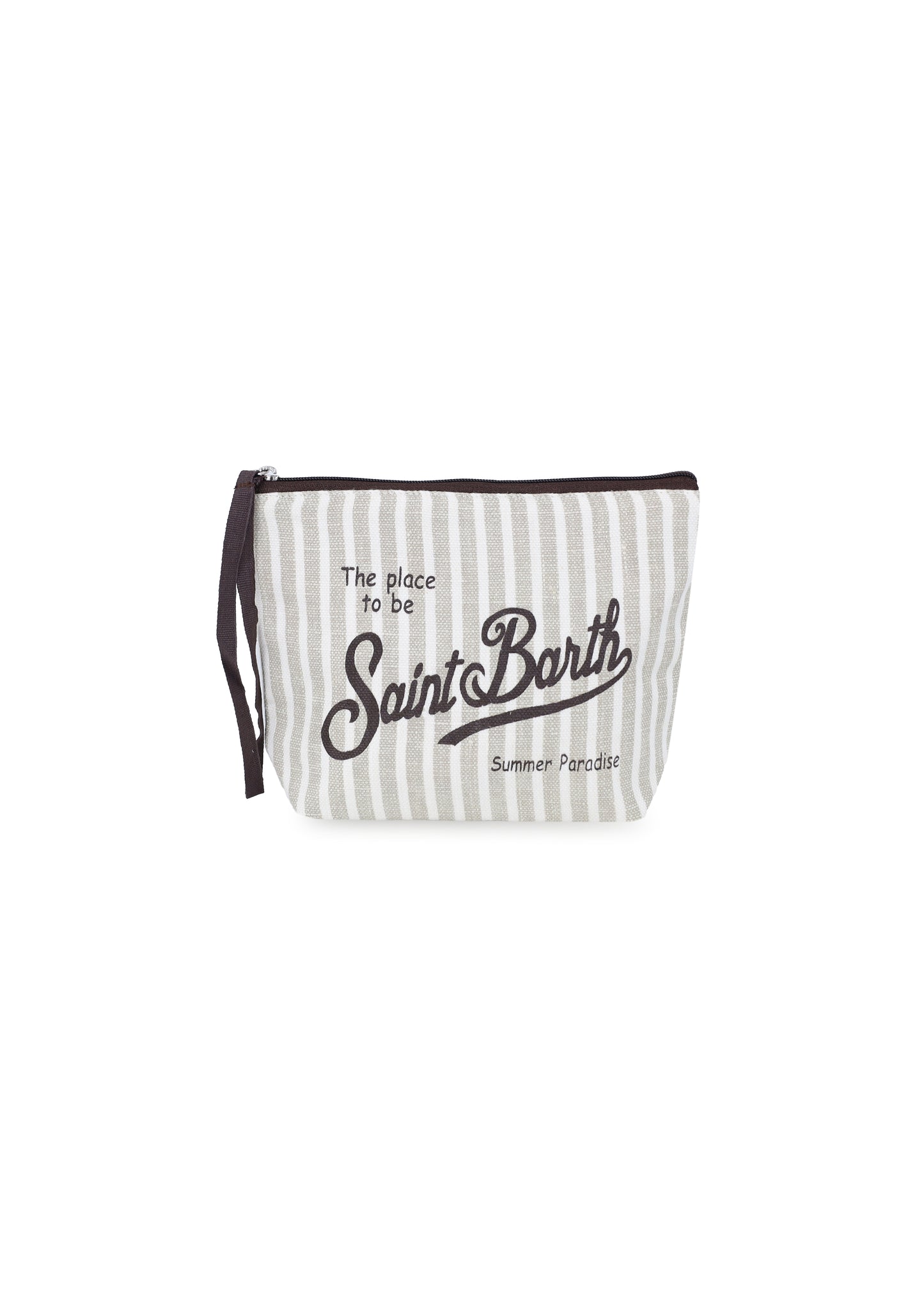 Load image into Gallery viewer, Aline Brown Stripes Pouch
