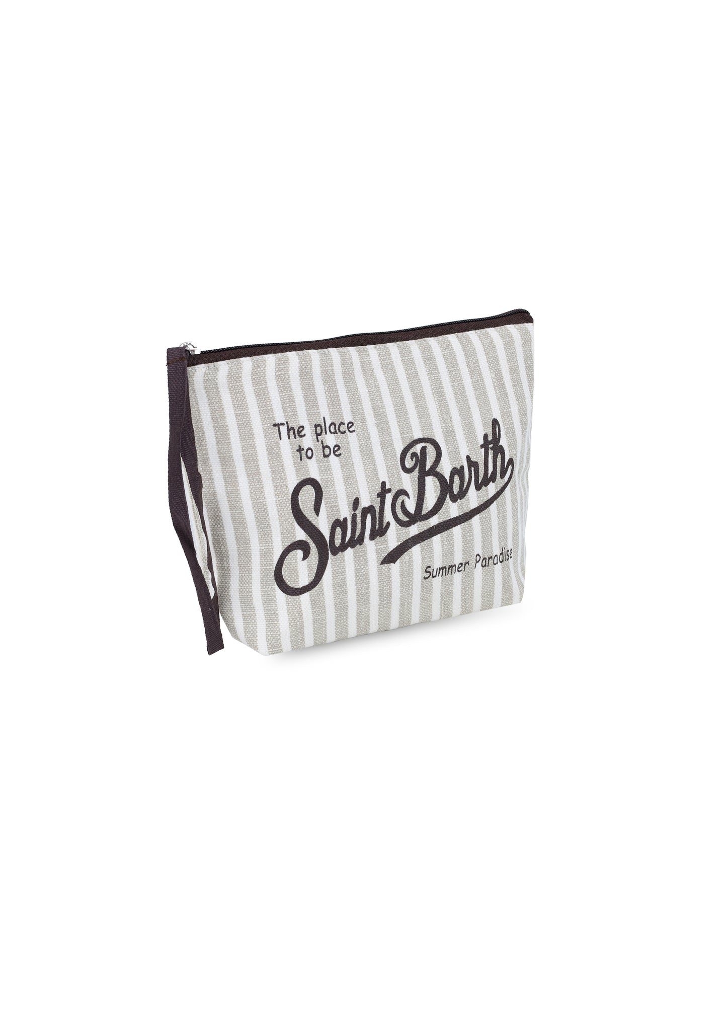 Load image into Gallery viewer, Aline Brown Stripes Pouch

