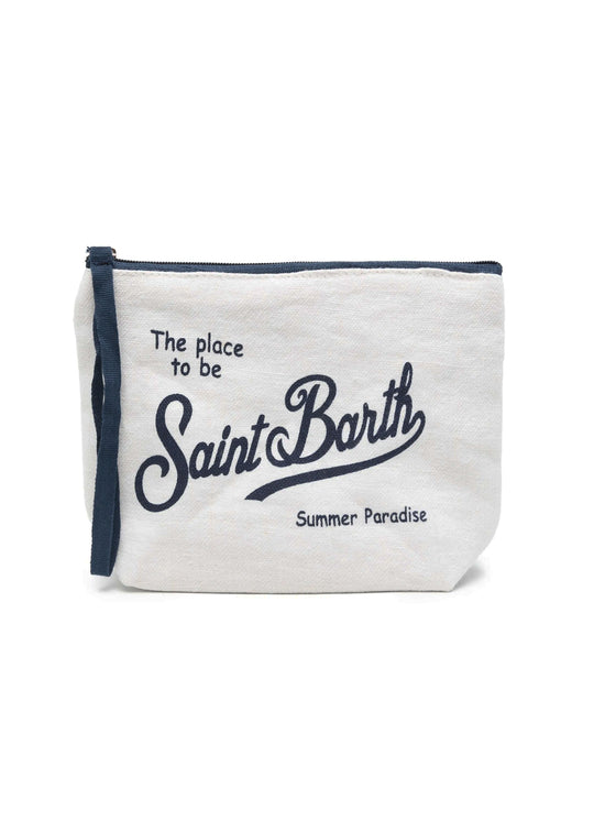 Aline Linen Pouch Light Cream