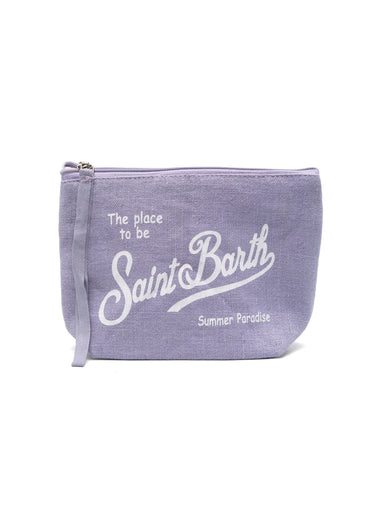 Aline Linen Pouch Lilac