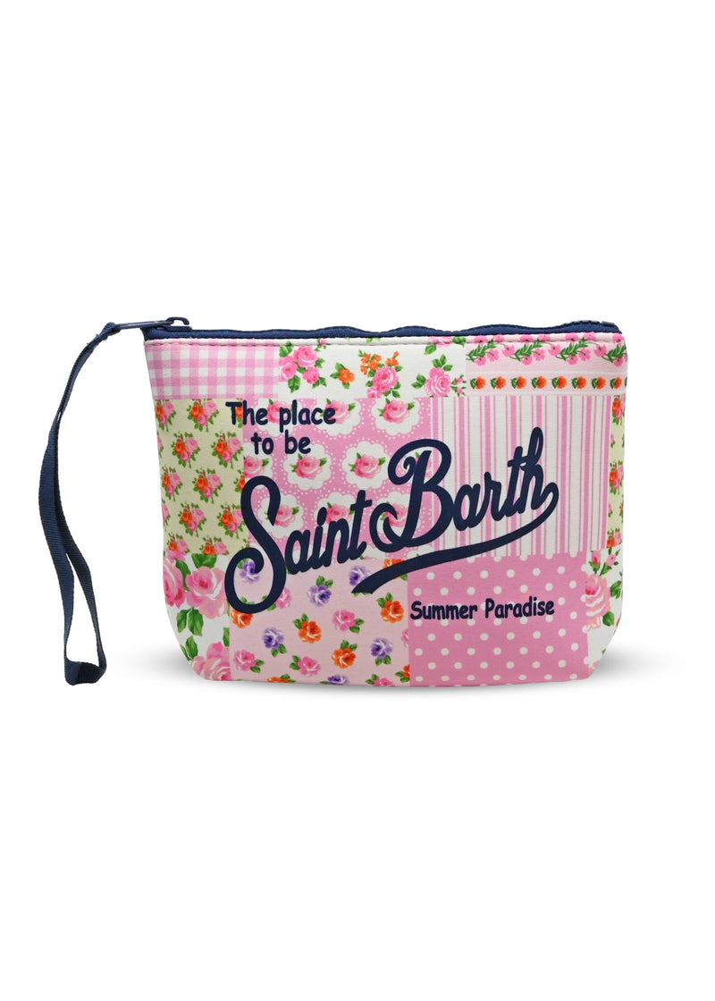 Aline Shabby Patch Multi Pink Pouch