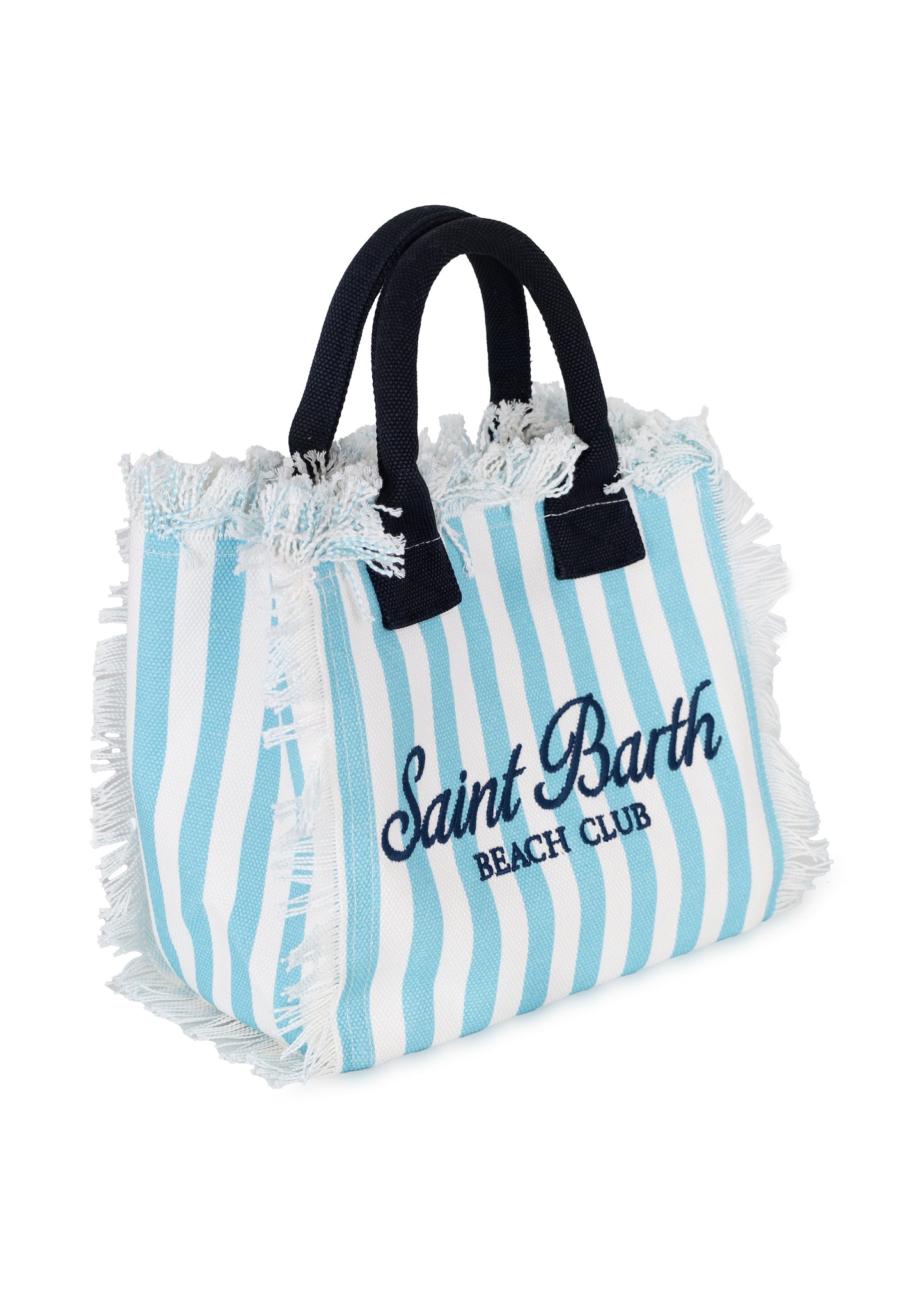 Colette Canvas Blue Stripes Small Tote Bag