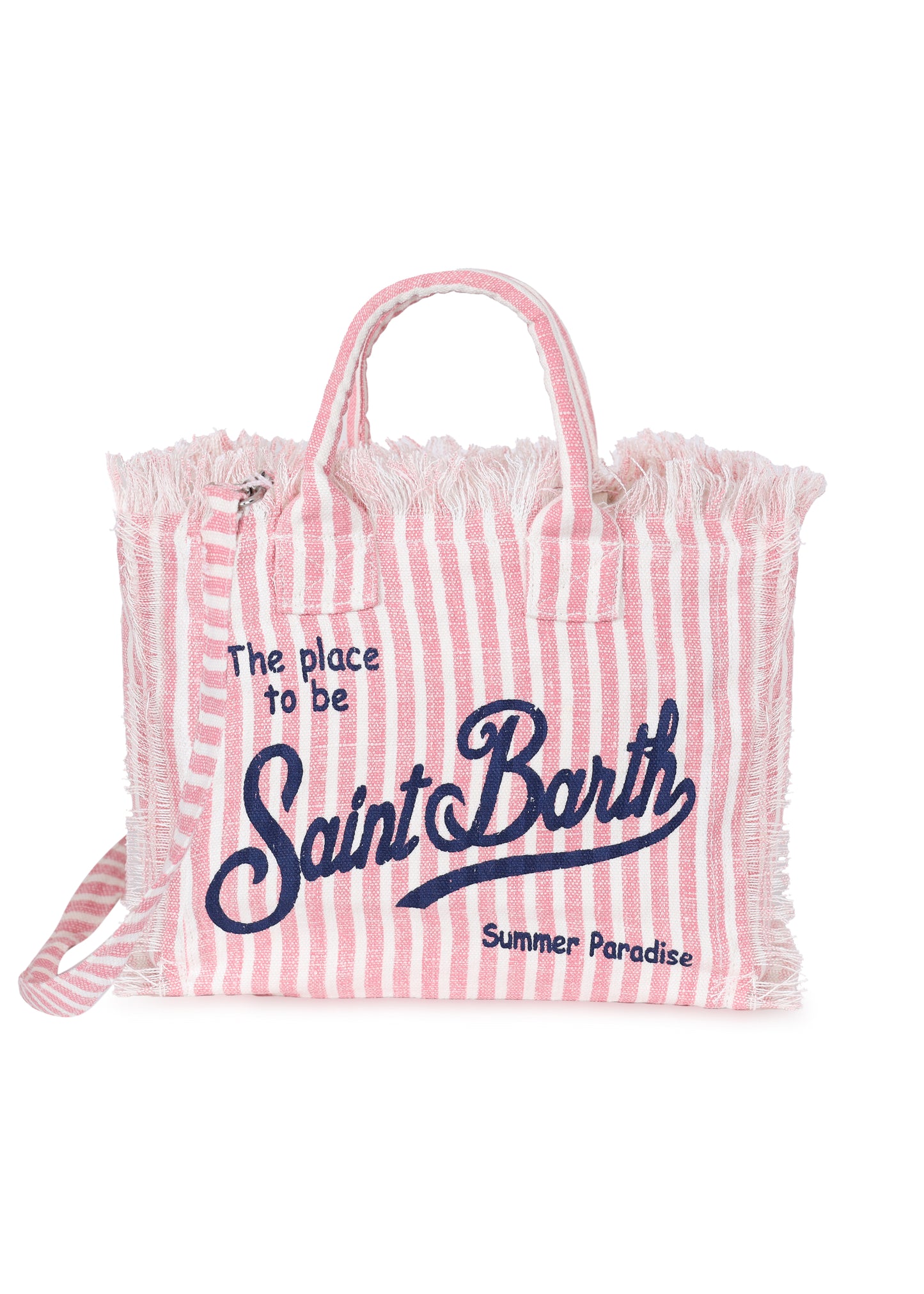 Load image into Gallery viewer, Colette Linen Pink Stripes Bag
