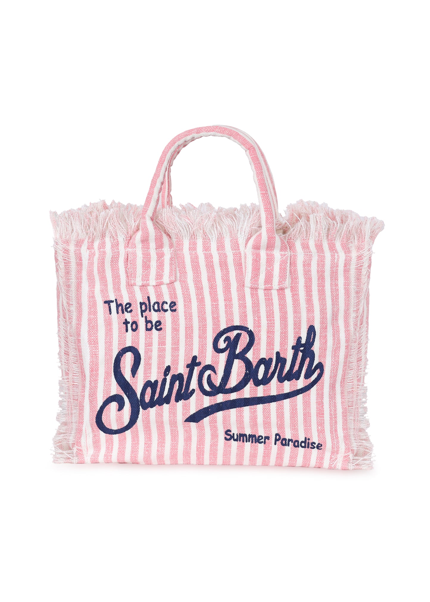 Load image into Gallery viewer, Colette Linen Pink Stripes Bag

