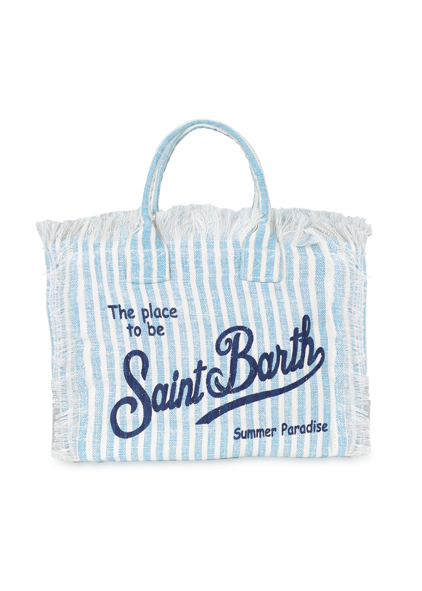 Load image into Gallery viewer, Colette Patch Linen Blue Stripes Bag
