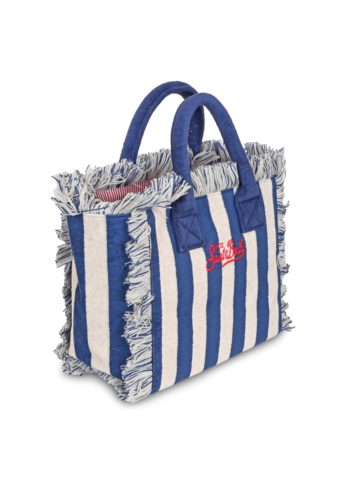 Load image into Gallery viewer, Colette Sponge Terry Stripes Bag V6141 Embroidery
