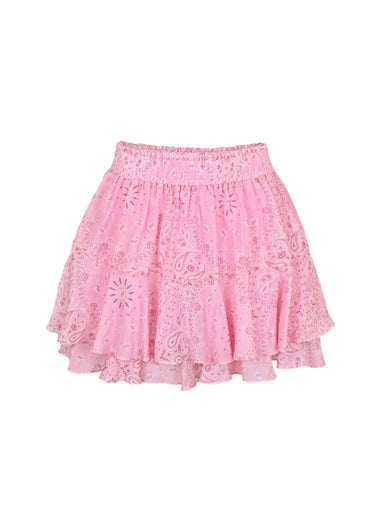 Eivissa Mini Skirt Silk Voile Bandanna