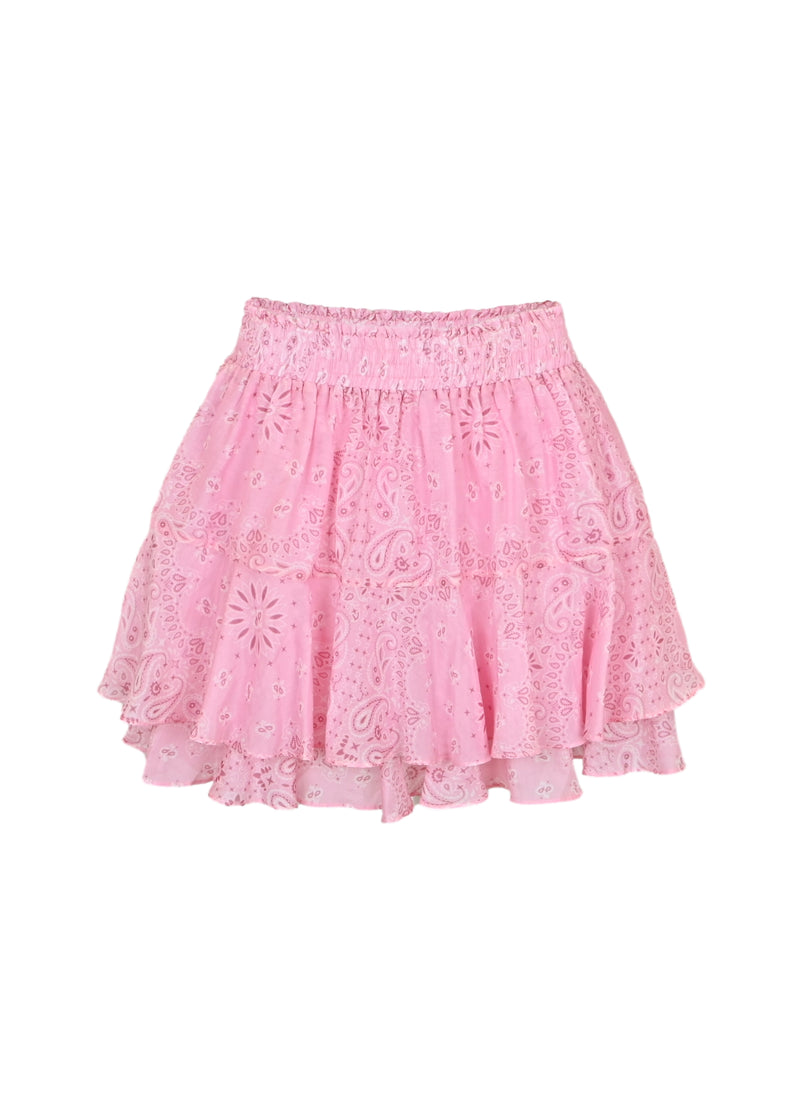 Eivissa Mini Skirt Silk Voile Bandanna