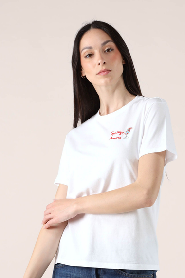 Emilie Crew Neck T-Shirt Spritz Amore