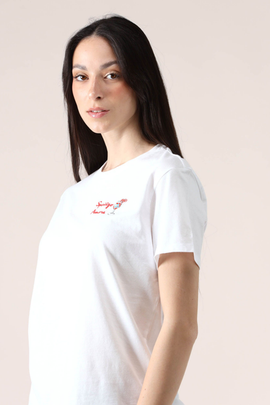 Emilie Crew Neck T-Shirt Spritz Amore