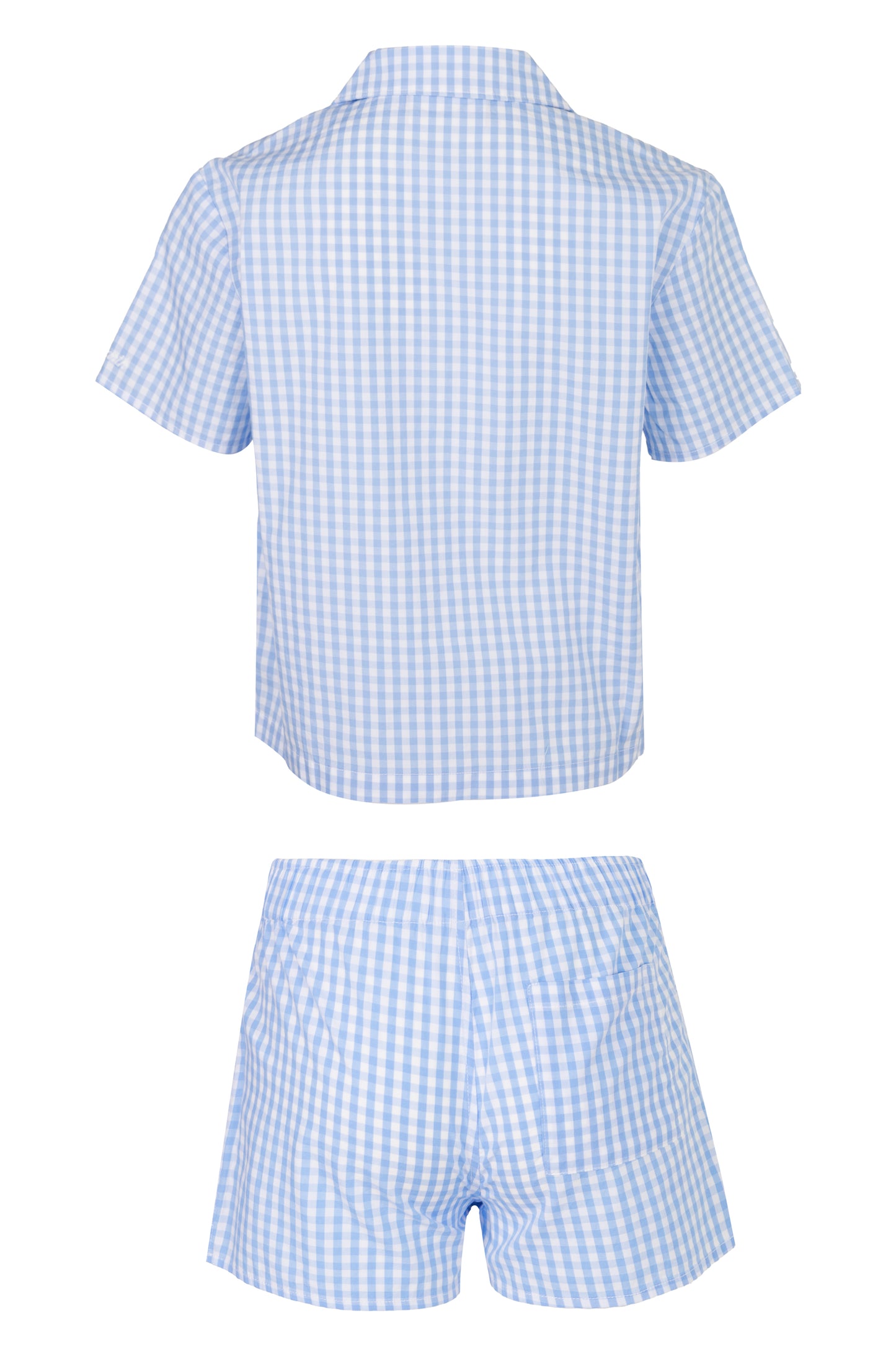 Load image into Gallery viewer, Girl Cotton Vichy Bowliing Set
