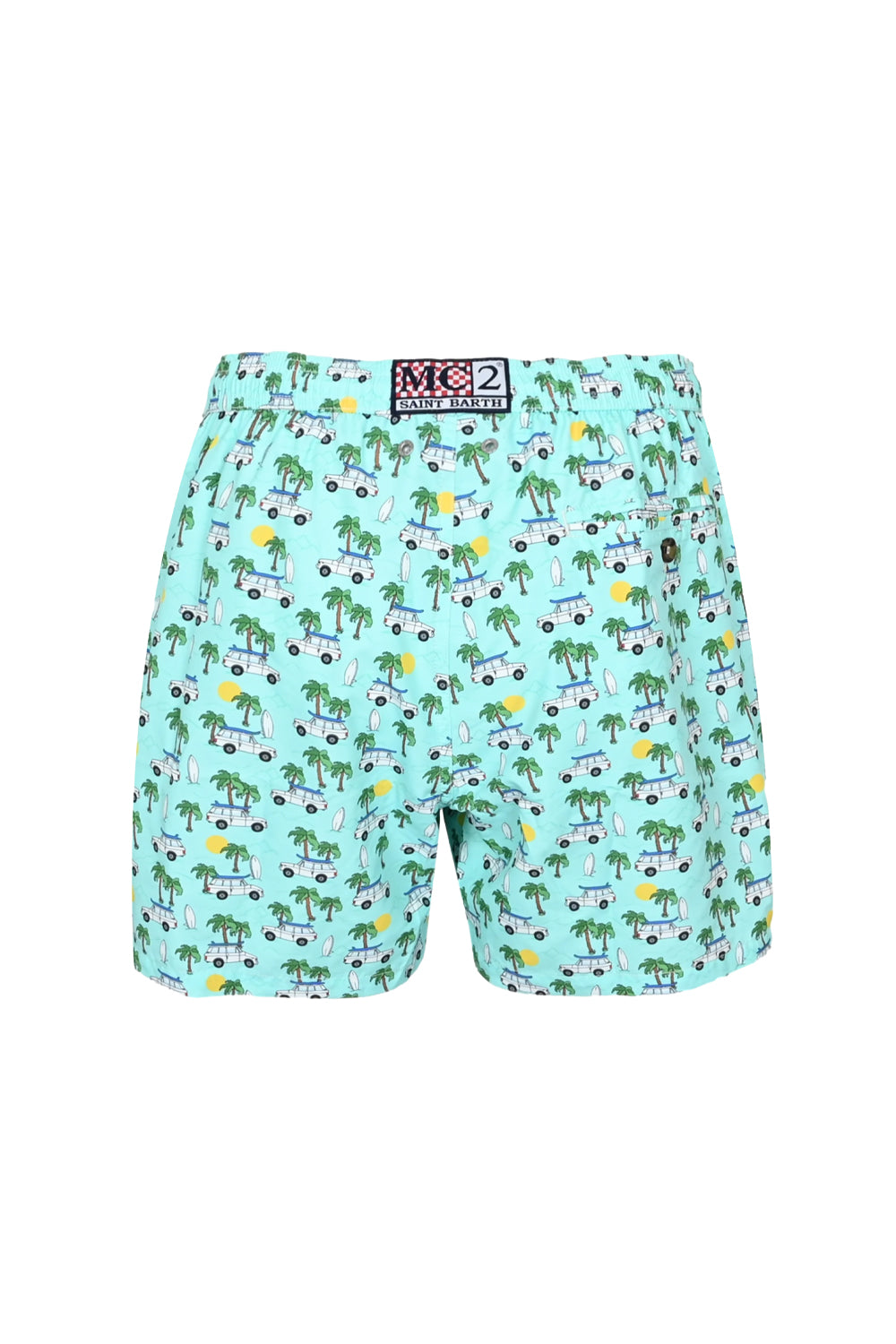 Load image into Gallery viewer, Jean Lighting Car Surfing Swim Short
