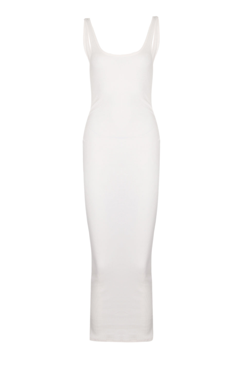 Load image into Gallery viewer, Jennifer Rib Midi Dress Cream
