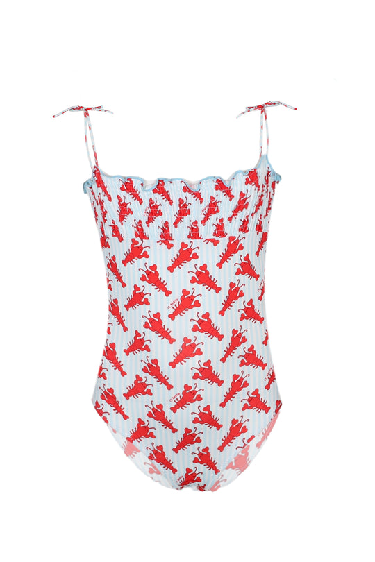 Load image into Gallery viewer, Amina Aragolove Stripes One Piece Swimsuit
