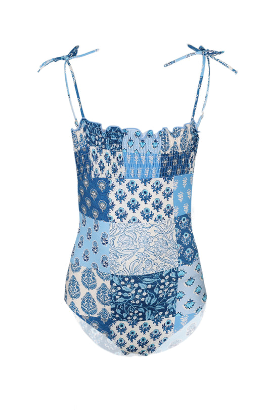 Amina Radical Patch One Piece Swimsuit