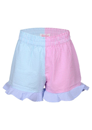 Ander P Shorts Cotton Stripes Mix Wave Multicolour