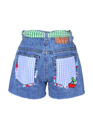 Load image into Gallery viewer, Arizona Girls Denim Shorts Cherry Blue

