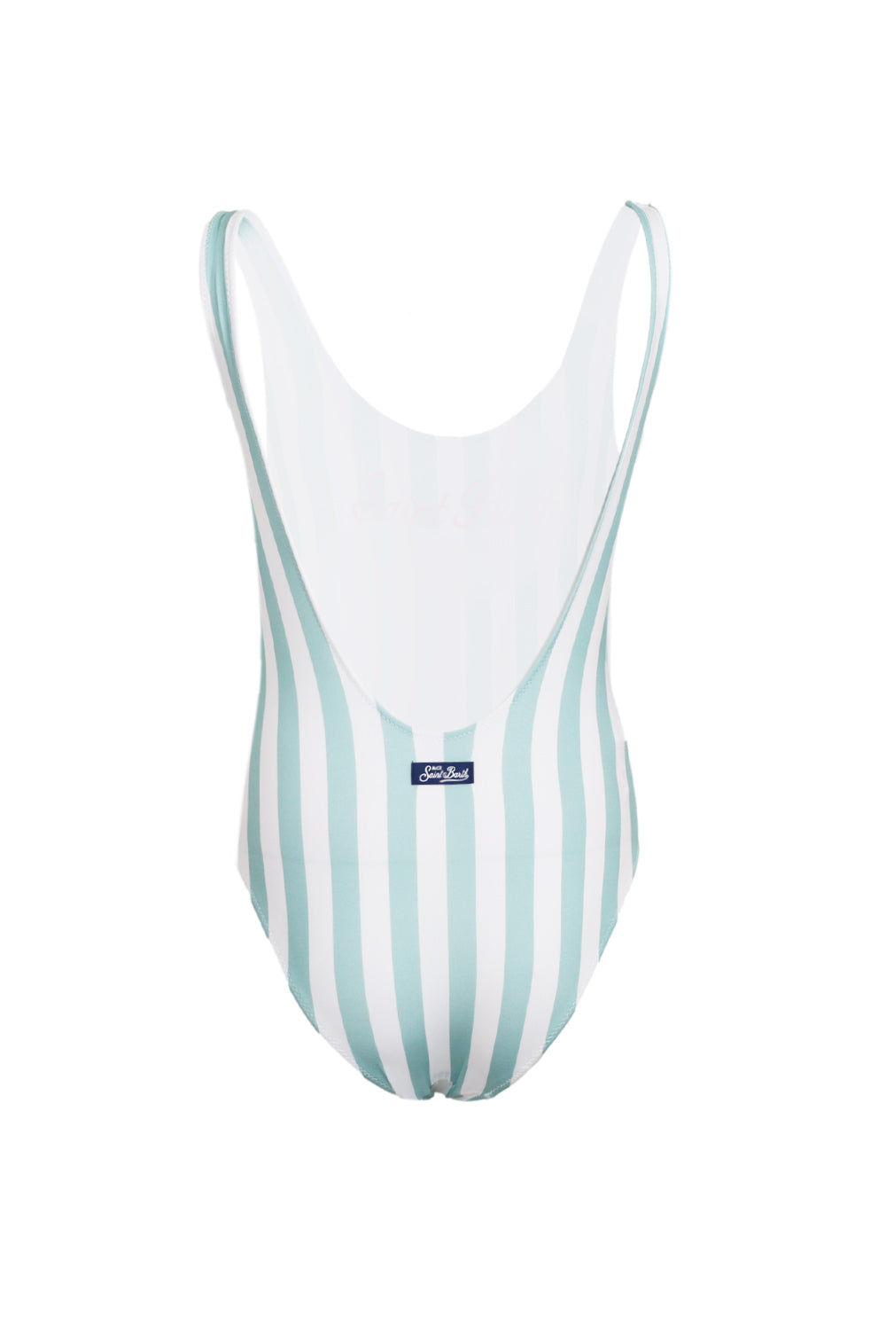 Cara Green Stripes One Piece Swimsuit