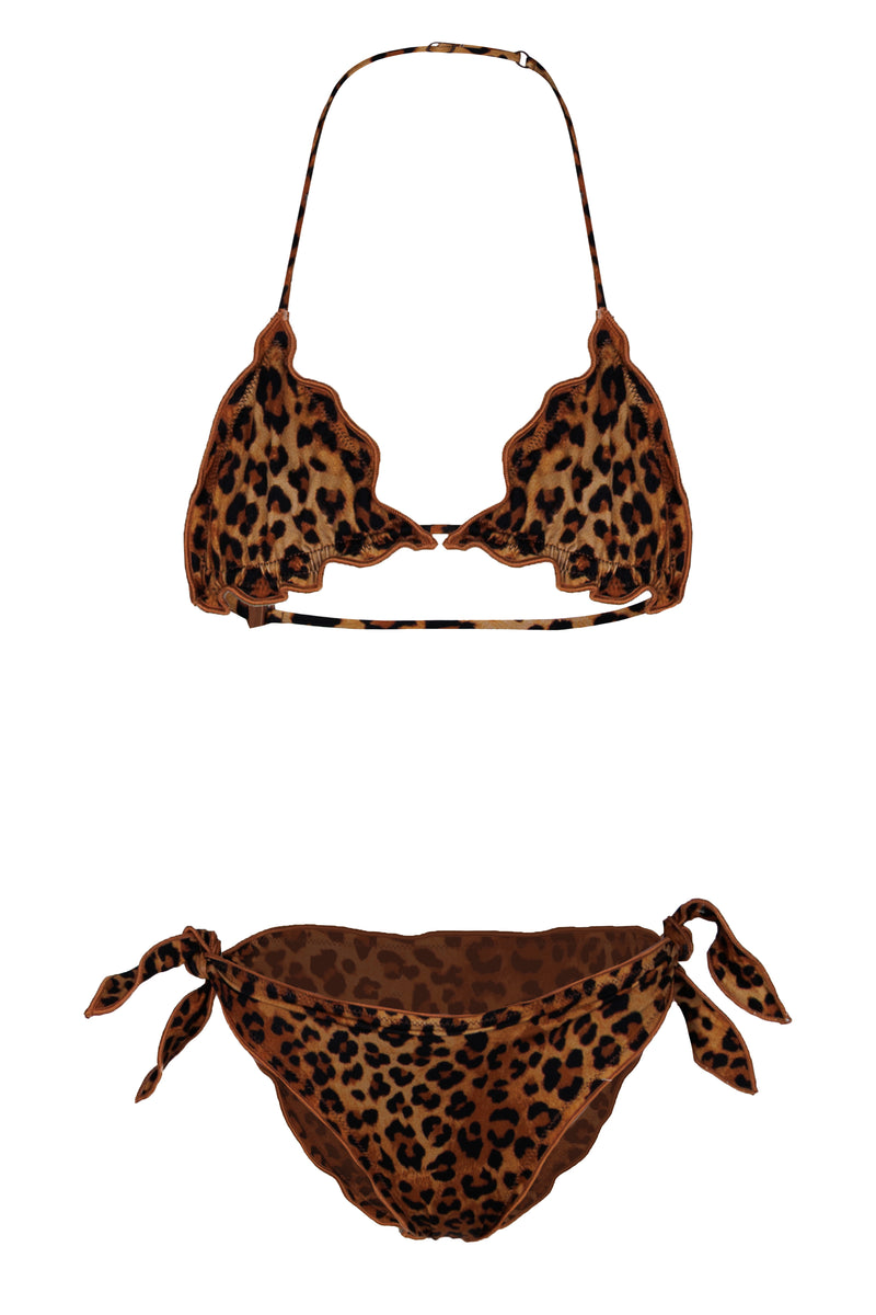 Cris Bikini With leopard Print