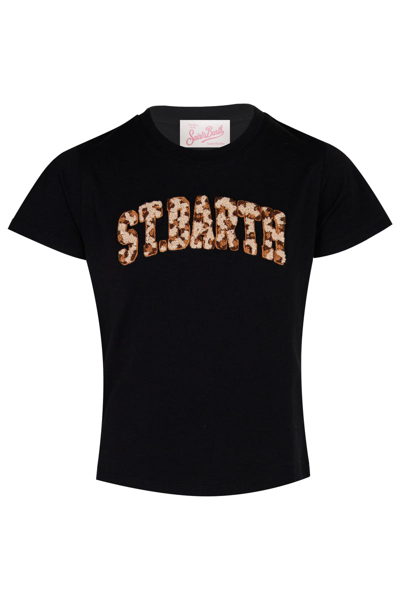 Elly T-shirt Leopard Terry