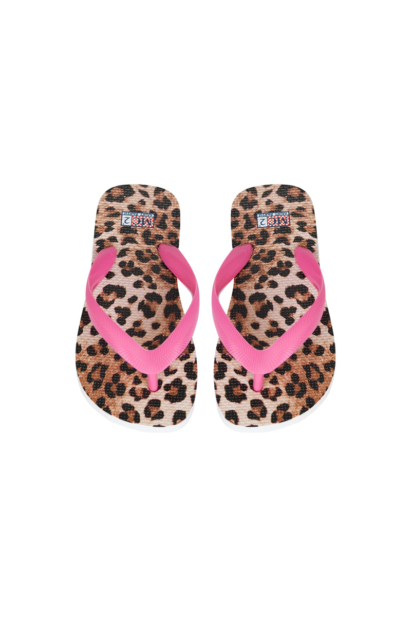 Kids Flip Flop Sand Leopard