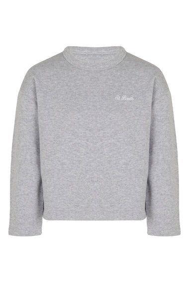 Girl Angelique Lurex Sweatshirt Gray