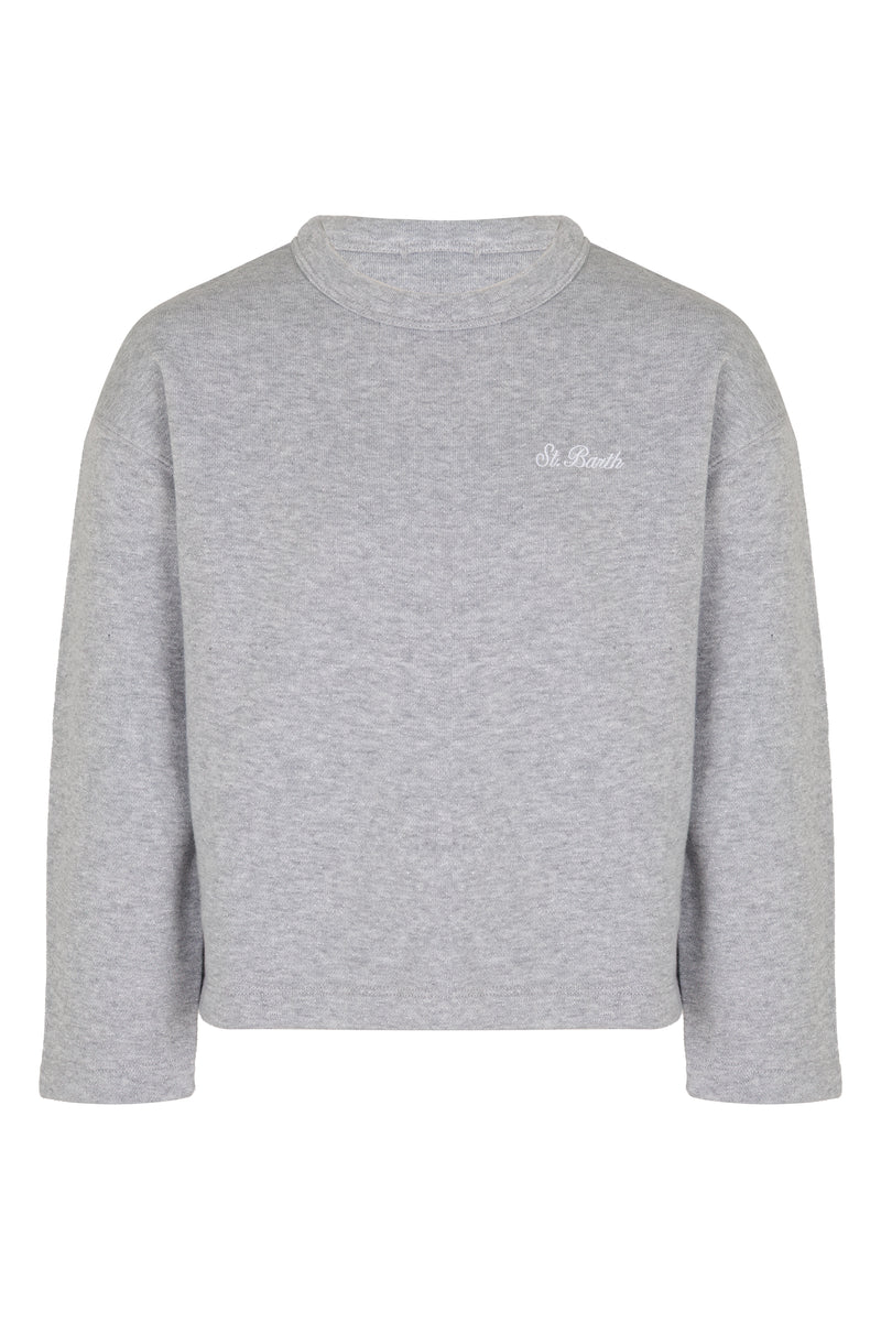 Girl Angelique Lurex Sweatshirt Gray